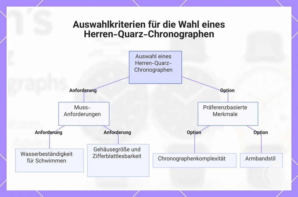 Auswahlkriterien für die Wahl eines Herren-Quarz-Chronographen