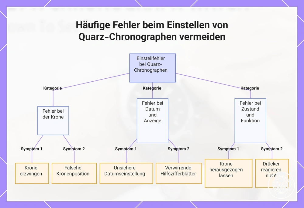 Häufige Fehler beim Einstellen von Quarz-Chronographen vermeiden