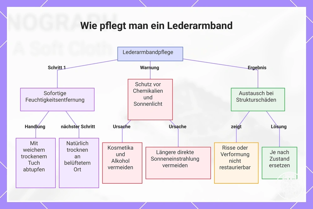 Wie pflegt man ein Lederarmband