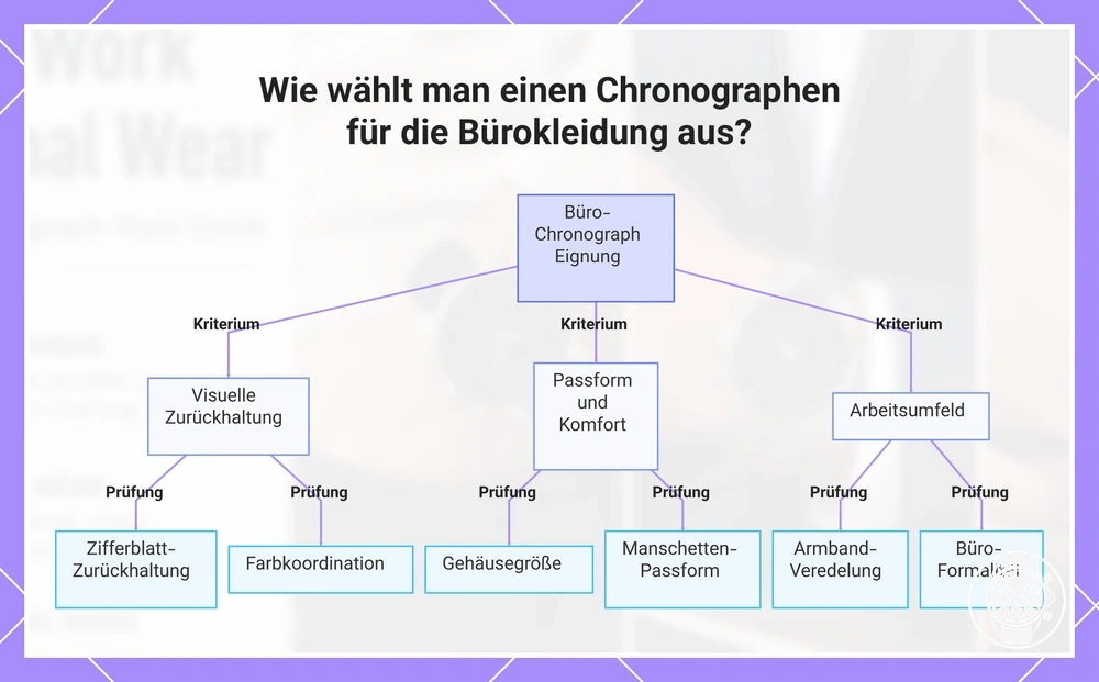 Wie wählt man einen Chronographen für die Bürokleidung aus?