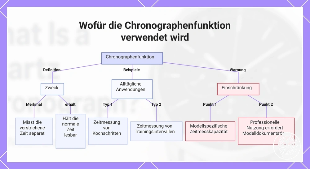 Wofür die Chronographenfunktion verwendet wird