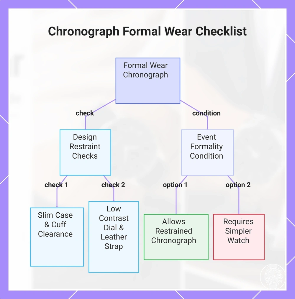 Chronograph Formal Wear Checklist