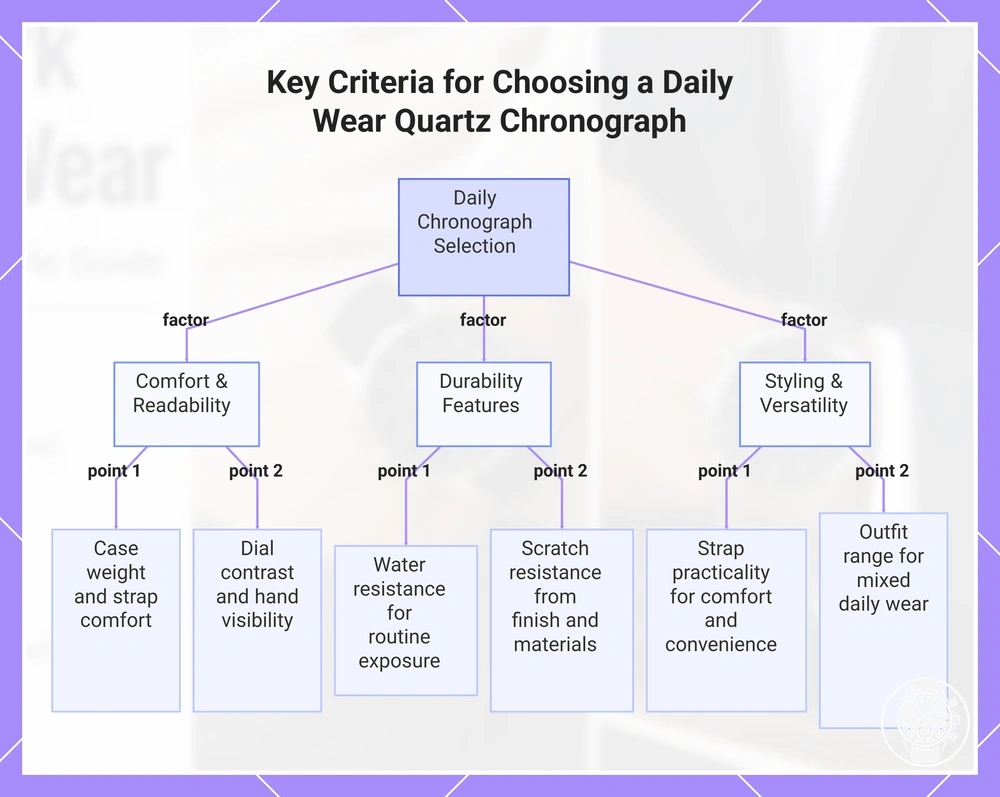 Key Criteria for Choosing a Daily Wear Quartz Chronograph