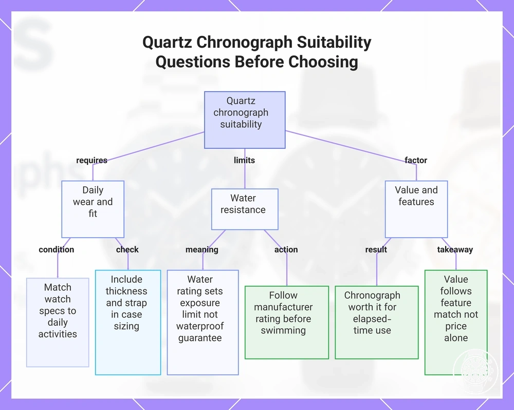 Quartz Chronograph Suitability Questions Before Choosing