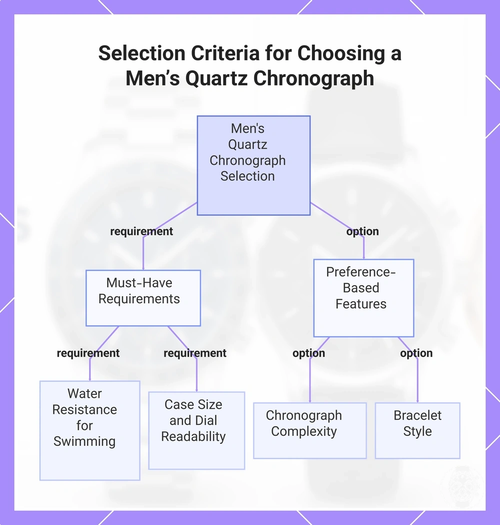 Selection Criteria for Choosing a Men’s Quartz Chronograph
