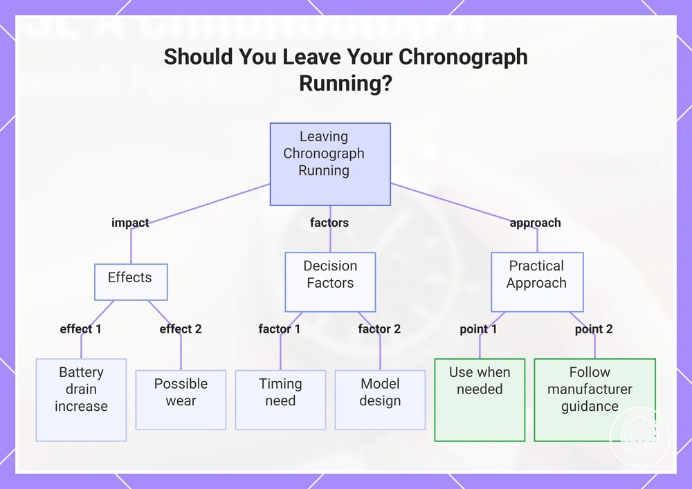 Should You Leave Your Chronograph Running?