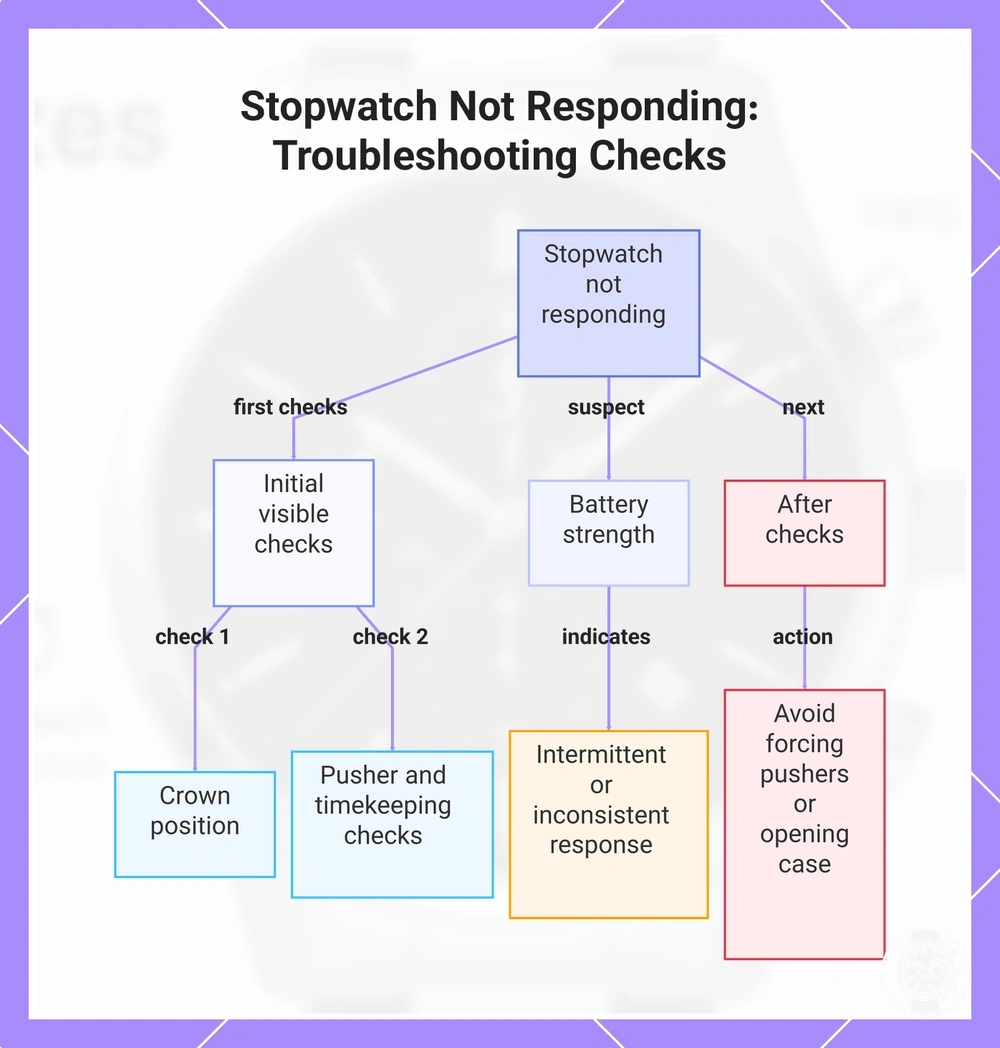 Stopwatch Not Responding: Troubleshooting Checks