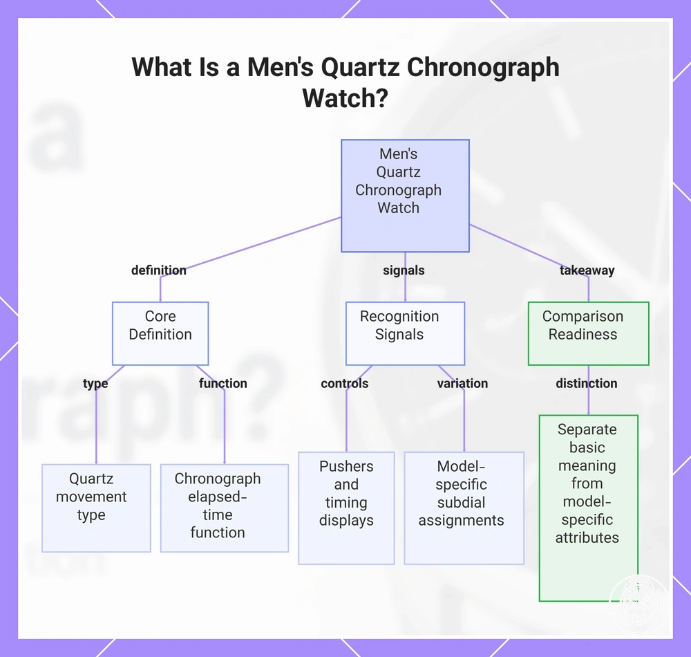 What Is a Men's Quartz Chronograph Watch?