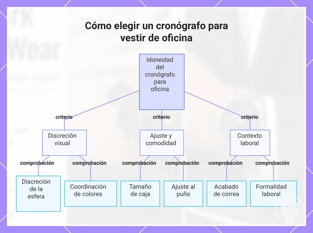 Cómo elegir un cronógrafo para vestir de oficina