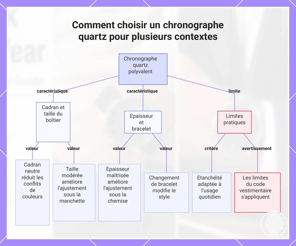 Comment choisir un chronographe quartz pour plusieurs contextes