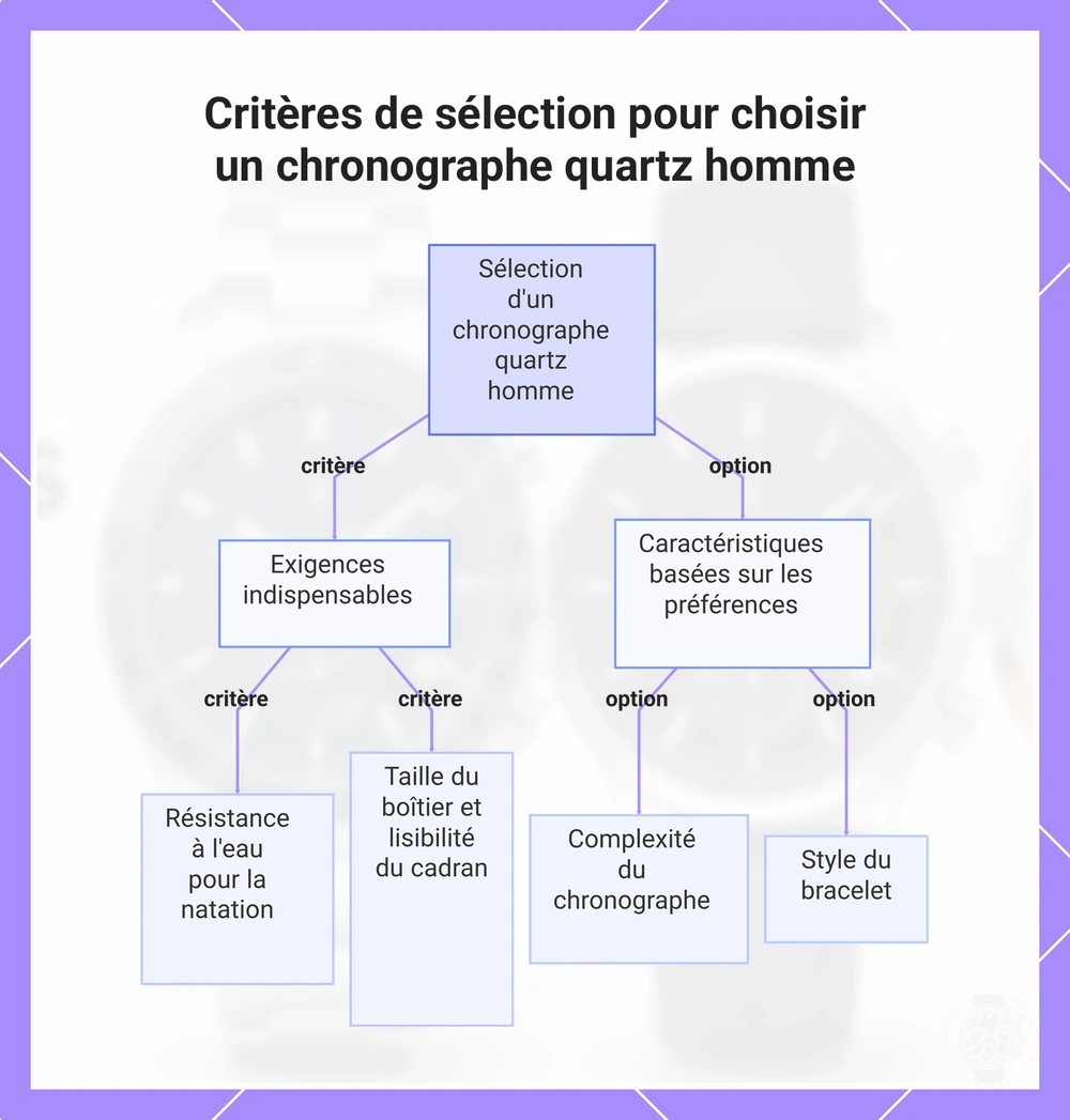 Critères de sélection pour choisir un chronographe quartz homme