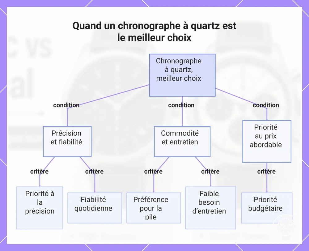 Quand un chronographe à quartz est le meilleur choix