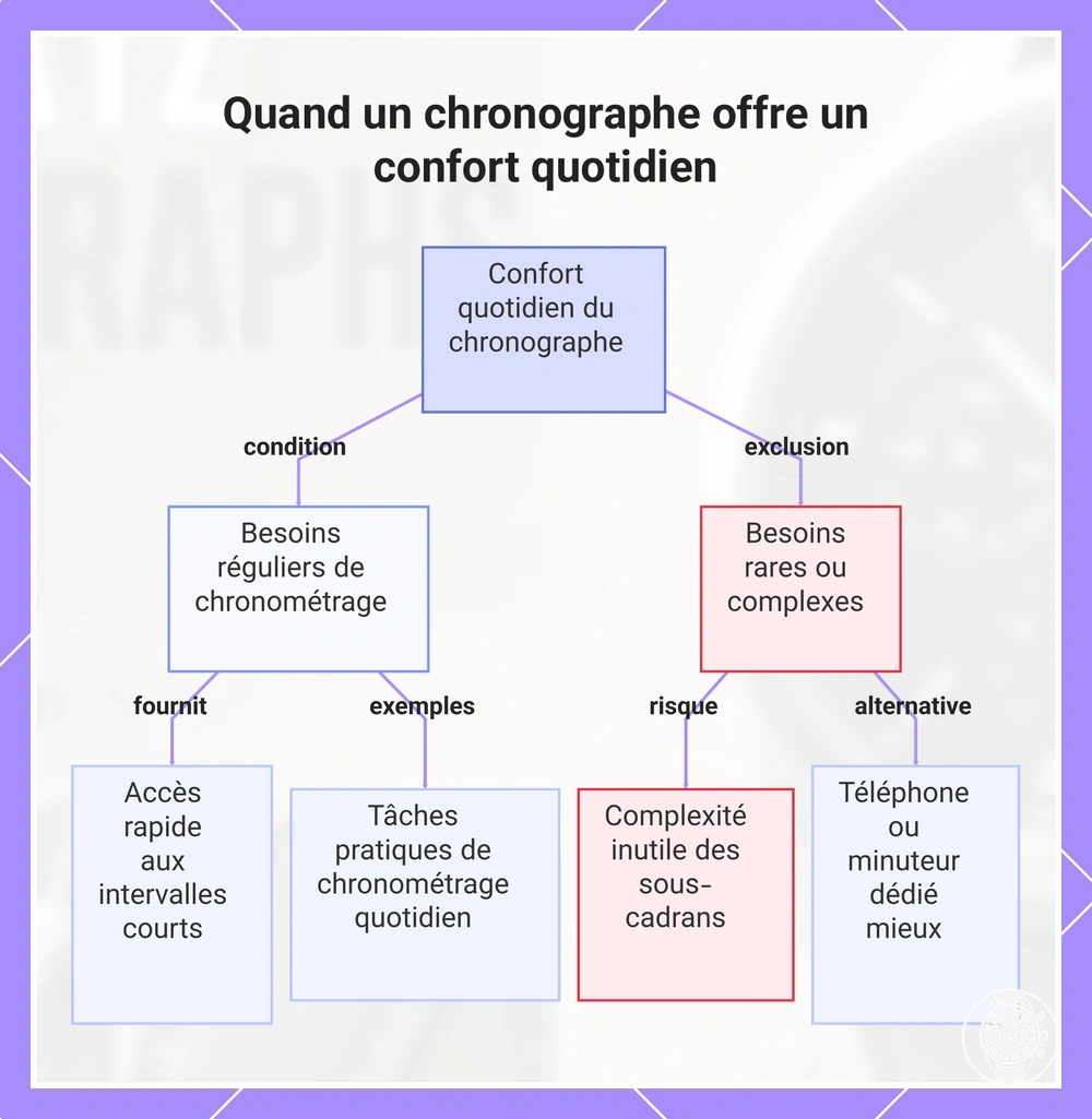 Quand un chronographe offre un confort quotidien