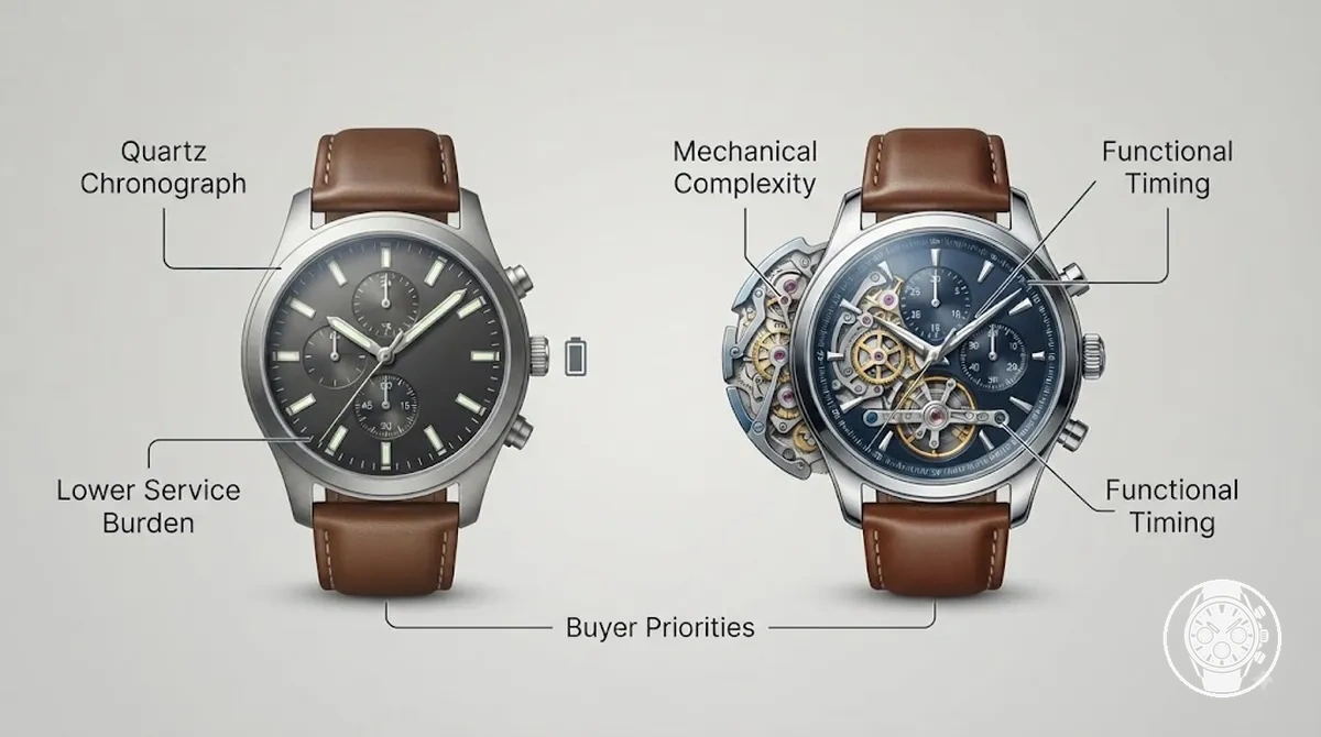 Rentabilite chronographe quartz