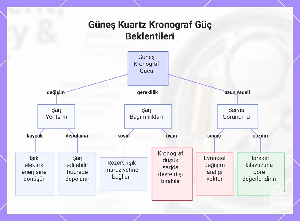 Güneş Kuartz Kronograf Güç Beklentileri