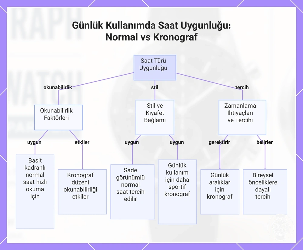 Günlük Kullanımda Saat Uygunluğu: Normal vs Kronograf