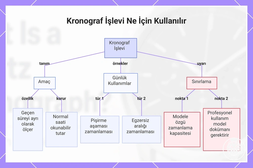 Kronograf İşlevi Ne İçin Kullanılır