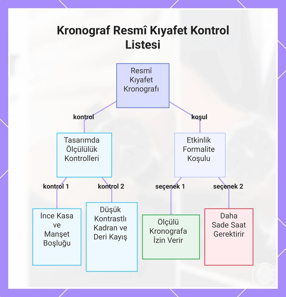 Kronograf Resmî Kıyafet Kontrol Listesi