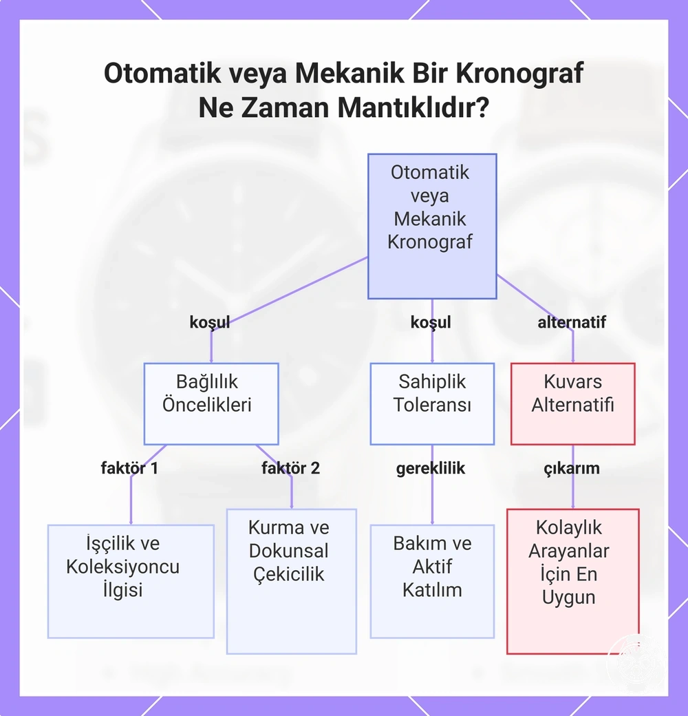 Otomatik veya Mekanik Bir Kronograf Ne Zaman Mantıklıdır?