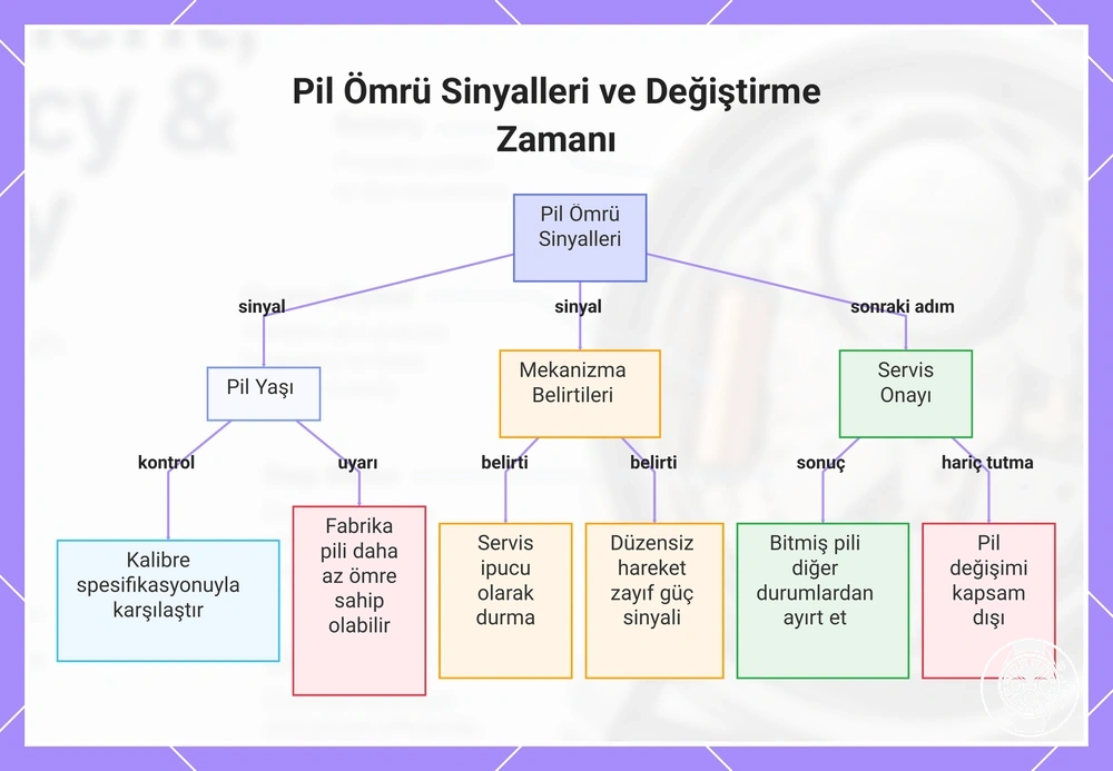 Pil Ömrü Sinyalleri ve Değiştirme Zamanı