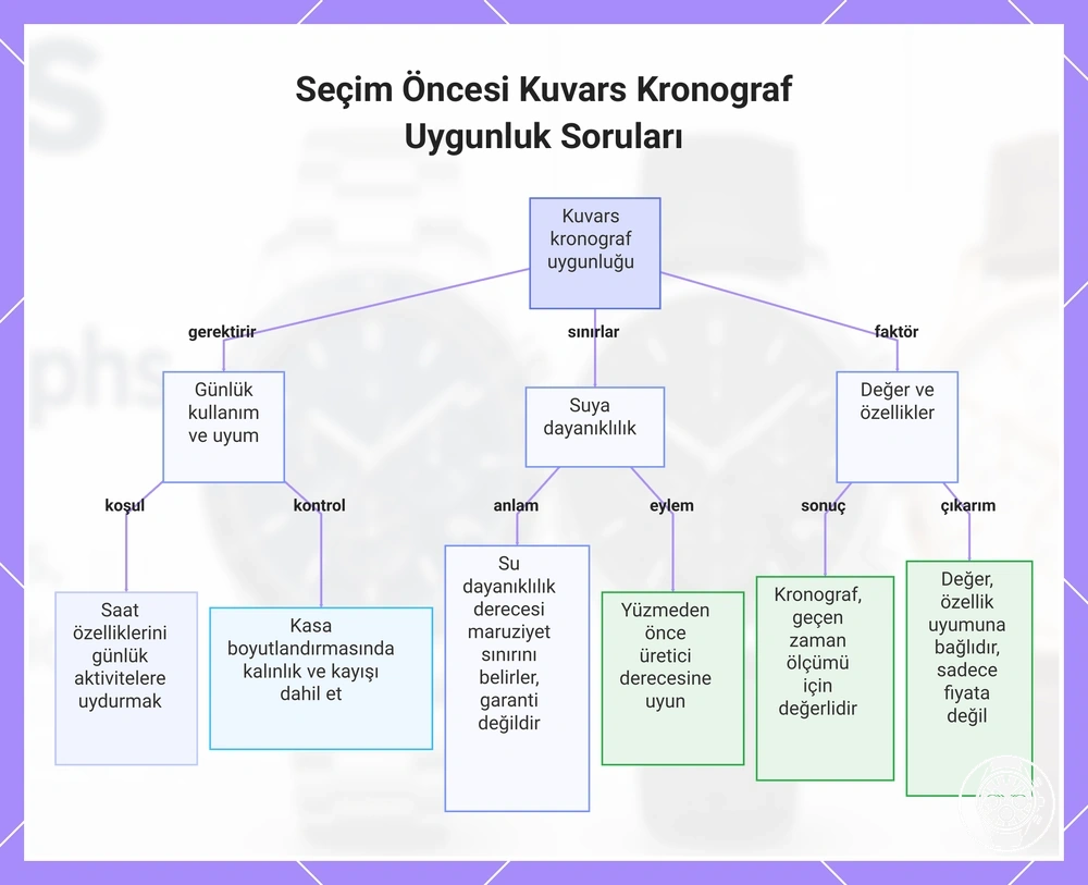 Seçim Öncesi Kuvars Kronograf Uygunluk Soruları