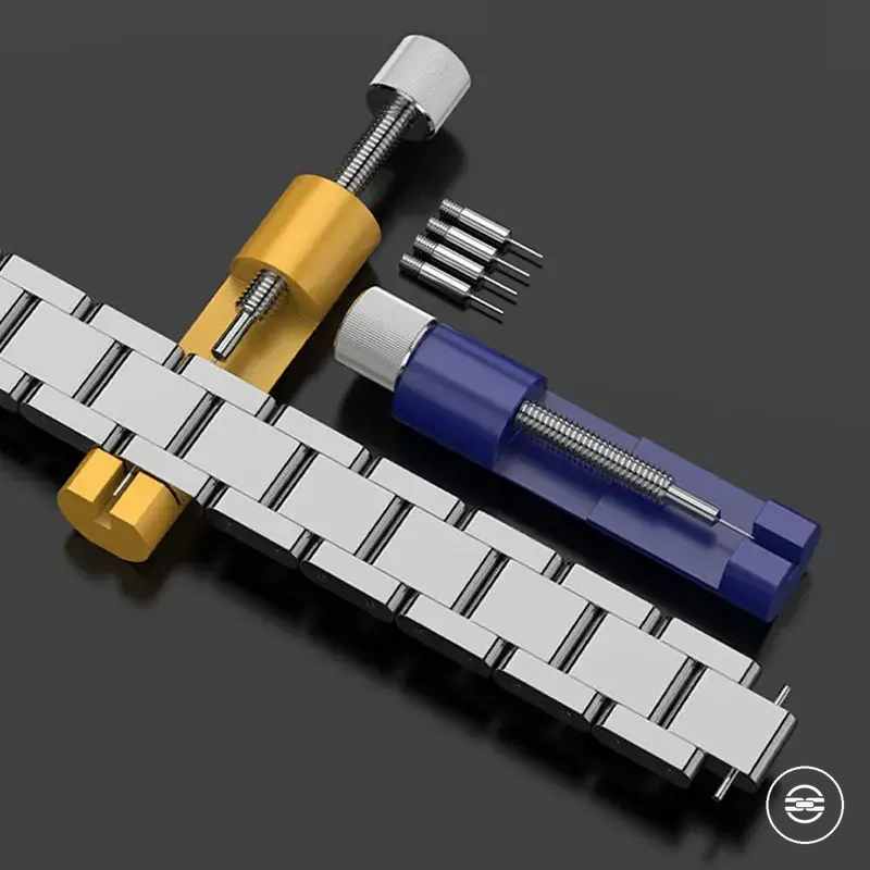 Outil chasse-goupille pour maillons de montre destiné au réglage des bracelets métalliques